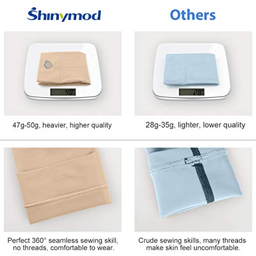 SHINYMOD Arm Sleeves for Men Women Arm Sleeves UV Protection Compression Warmer
