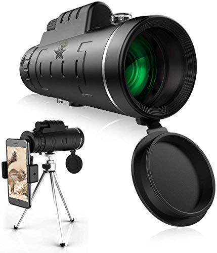 Monocular Telescopes - 40x60 High Power HD Monocular Eyepiece Telescope with Smartphone Tripod