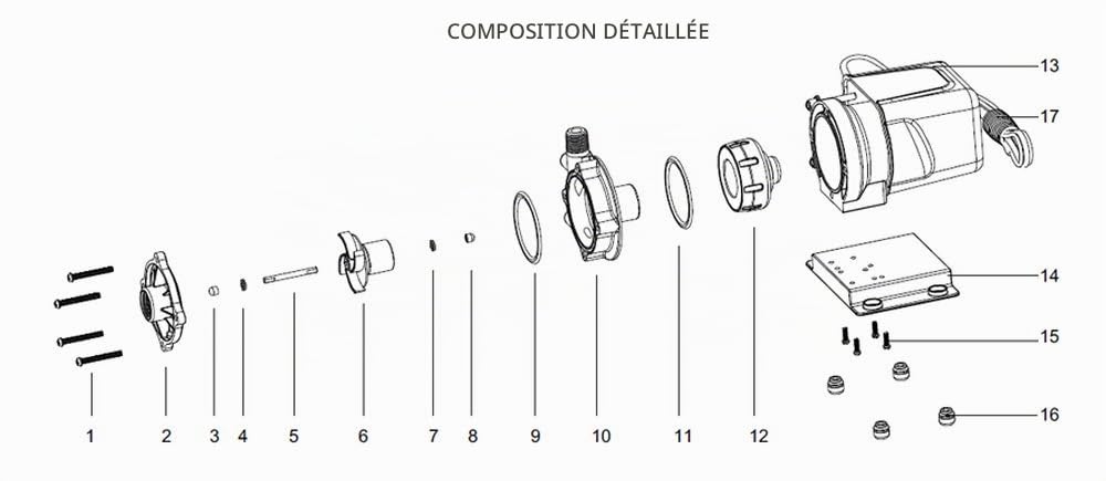 Seaflo 31 LPM (500 GPH) Marine Climatisation Pompe de Circulation de l'eau de mer 230 V