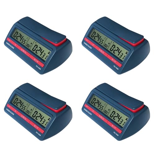 Horloge de de Société Digitale 4X Advanced Chess Timer à Double Écran LCD - 2