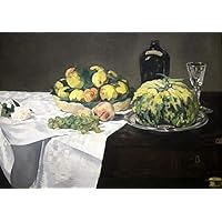 Amazon.co.jp: つの絵画 ハム エドゥアール マネの肉 キャンバス上の