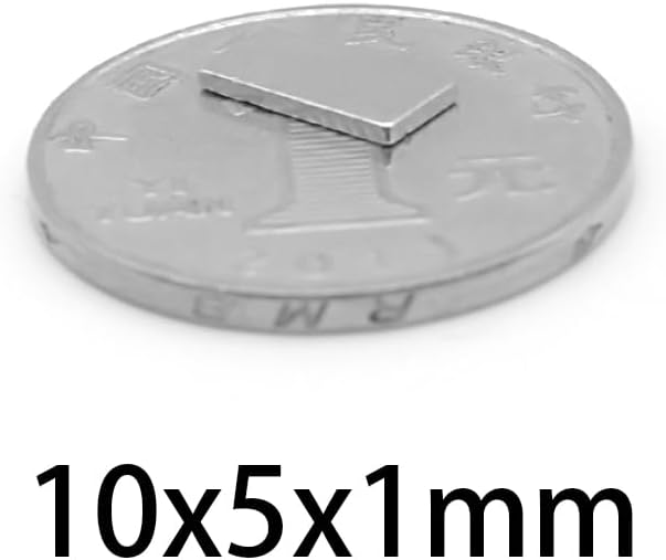 10x5x1 Rare Earth Thickness 1mm Small Rectangular Block 10x5x1mm Magnetic Permanent Neodymium magnet10*5 * 1 Magnets(100pcs)