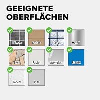 tesa Doppelseitiges Klebeband Universal - Vielseitiges Klebeband für Verpackungen, Deko und Teppiche oder zum Basteln - 5 m x 50 mm – Ansicht 5