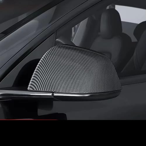 Coques rétroviseur Model Y carbone ABS | Protection latérale aérodynamique - 2