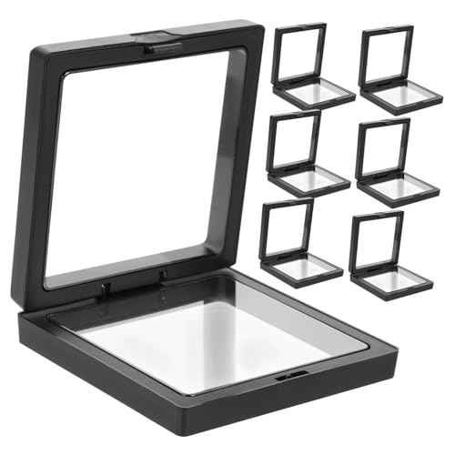 AKOOSY 12pièces Présentoirs à Bijoux à Cadre Flottant Pour Exposition Et Protection La Poussière Et Oxygène