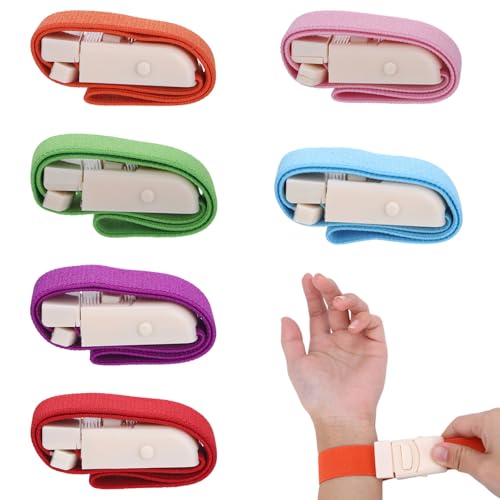 Set di 6 tubi per la raccolta del sangue, con chiusura a scatto, 6 colori, per la formazione di emergenza all'aria aperta