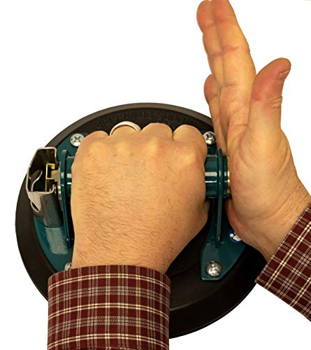 Wood's Powr-Grip N4950 Suction Cup Lifter,8 in,Horiz Hndl,Metal by Wood's Powr-Grip