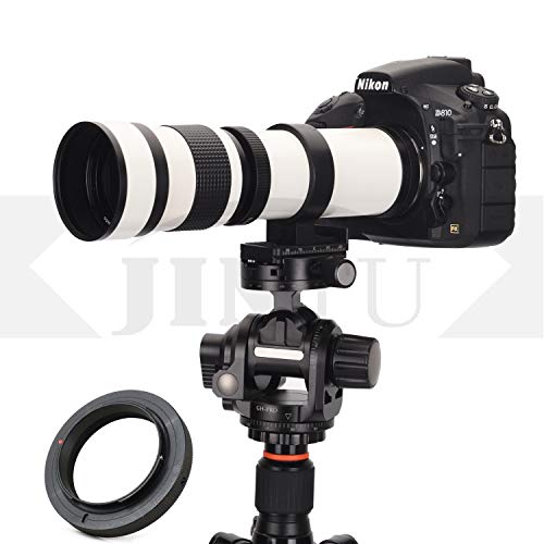 EF/F Teleobjetivo Lente JINTU 420-800mm F8.3 Objetiv EF Enfoque Manual para Canon Nikon D5300 D3400 d7200 d750 d3500 d7500 d5500 d3300 T8i T7 T7i T6 T6i 850D 750D 250D 200D 4000D 3000D 2000D 1500D