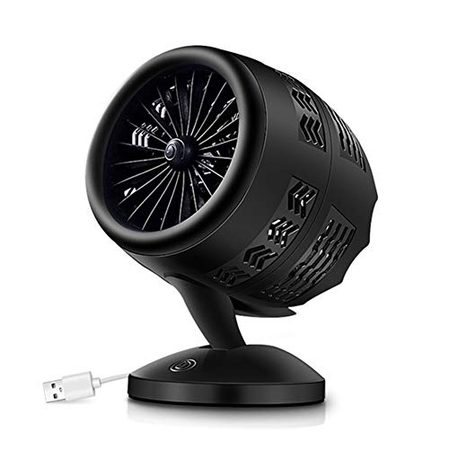 USB Ventilator, Mit 2 Geschwindigkeitsstufen,Automatisch Schwenkbar Tischventilator,Einstellbare Neigungswinkel,Mini Ventilator Mit USB,USB