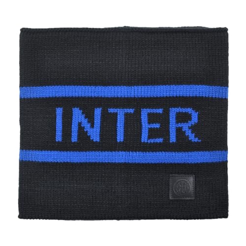 Inter Scaldacollo Jacquard Con Patch Pelle 153106