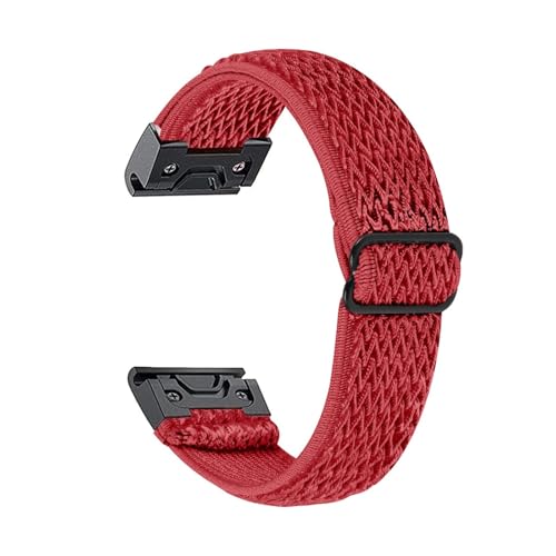 [PLYYQZM] 20mm�e���i�C�����x���g�́C�ɍ��� Gar min Fenix 7S 6S Pro 5S Plus�ɓK���A�X�|�[�c���v�x���g��,�ɍ��� Fenix8 43mm�ɓK���Ă���(Red,20mm Fenix 5S)