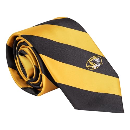 Desert Cactus University of Missouri Tie Mizzou Tigers, 100% Polyester, with Logo