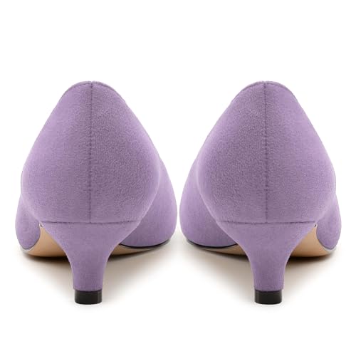 Women's Pumps Shoes Low Heels Pointy Toe Kitten Heel Daily Pumps4