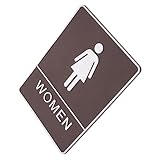 Veemoon Selbstklebendes Wc-schild Toilettenschild Damenbad Herrenbad Langlebig Glatte Kanten Innen Badezimmer Aufkleber Für Hotels Restaurants Schulen