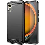for Galaxy Xcover 7 Pro Case: Shock-Absorption Flexible TPU Rubber Protective Cover for Samsung Galaxy Xcover 7 Pro Case(Black)