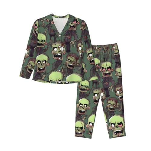 Pyjama zombies femme 2 pièces chaud pour ne plus avoir froid la nuit