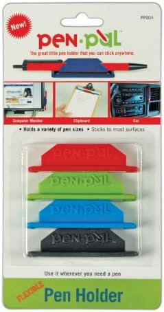 Pen Pal Pen Holders, 4 Pack, Color May Vary (PENPAL-BP4)