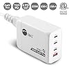 SIIG 200W USB C Charger Block, 4-Port GaN Fast Charging with 100W PD, QC3.0 65W PPS, 3X USB-C 1x USB-A, for MacBook Pro/Air, iPad, iPhone 14 Pro, Galaxy S23, Steam Deck, Pixel (AC-PW1V11-S1)