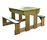 Idéal pour les pique-niques en plein air ou les jeux de jardin. La table peut également être utilisée pour manger, peindre ou faire de l'artisanat