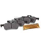 BESTPRICE Bremsbelagsatz Hinterachse, Bremsbeläge Bremsklötze hinten, 4 Stück, Kompatibel mit DAIHATSU CHARADE VIII; TOYOTA YARIS (_P13_), YARIS (_P9_), YARIS Kasten/Schrägheck (_P13_)