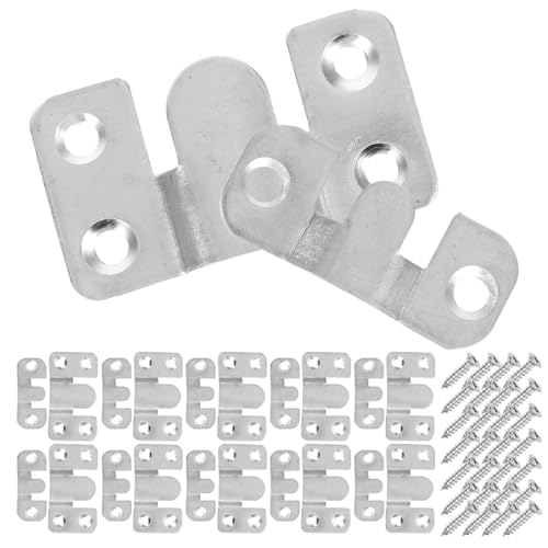 El Mejor Listado de Secciones y partes de marcos al mejor precio. 47 OSOLADY Kit para Colgar Marcos de Fotos Entrelazado de Acero Inoxidable Pequeño y Grande, 32 Soportes con 100 Tornillos, Herrajes Pesados para Colgar Cuadros y Espejos, Montaje...