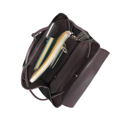 Sac à dos tendance multifonction en cuir avec compartiment PC ordinateur