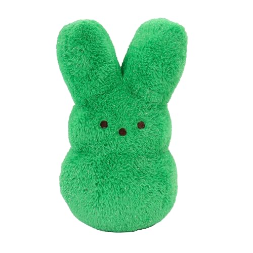Animal Adventure | 15" Green Shaggy Bunny Peeps Plush | Easter Basket Stuffed Animals for Kids | Marshmallow Candy | Huggable Ultra Soft Plushie Stuffers Buddy Toy | Collectable Gifts | Aged 3+