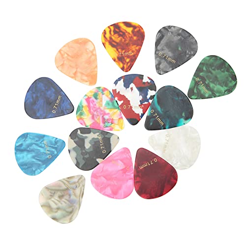 Médiators de Guitare, 100PCS 0.71mm Épaisseur Celluloid Pick Set Accessoires D’instruments de Musique de Remplacement - Les Beatles, Paul McCartney, John Lennon, RIngo Starr, George Harrison Médiators de Guitare, 100PCS 0.71mm Épaisseur Celluloid Pick Set Accessoires D'instruments de Musique de Remplacement