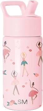 Simple Modern Kids Water Bottle & Toddler Cup | 14oz | Ballerina