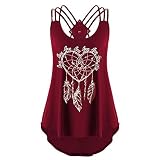 Sexy Dos Nu D'éTé sans Manches Gilet Femmes Top T-Shirt Bretelles T-Shirt Gilet IrréGulier Tee Tops
