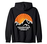 Photo Gallery parco nazionale di yellowstone wyoming retro tramonto vintage sole felpa con cappuccio Photo Gallery parco nazionale di yellowstone wyoming retro tramonto vintage sole felpa con cappuccio