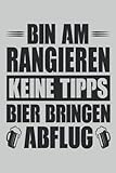  Bin Am Rangieren Keine Tipps Bier Bringen Abflug: Notizbuch A5 Punktraster - zum planen, organisieren und notieren