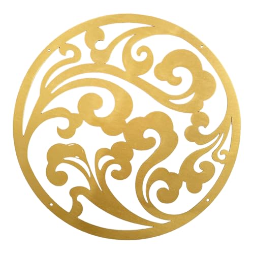 Chaies Bebedero para pájaros Disco de cobre - Disco de limpieza seguro de cobre puro | Accesorios de jardín para balcón, estanque, jardín de invierno, exterior, familia y amigos