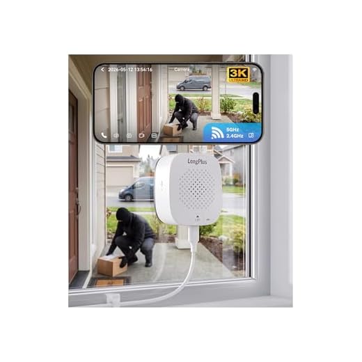 LongPlus 3K Night Vision Window Camera