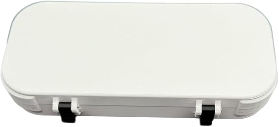 Protective Case for Retroid Pocket 5,Handheld Game Console Storage Box Shockproof Organizer with TPU Soft Lining (White)