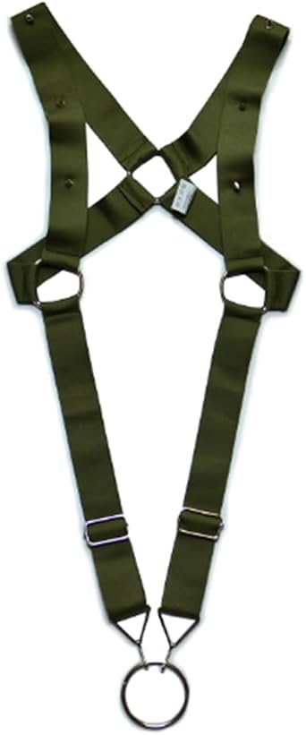 HSQSMWJ Mens Wrestling V Sling Stretch Mankini Briefs Suspender Swimsuit Thong