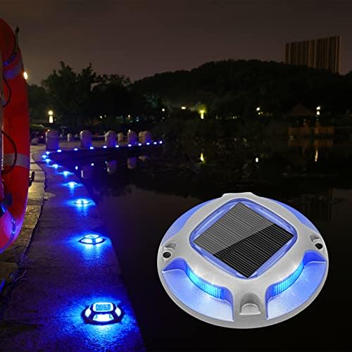 VOLISUN Solar Driveway Marker Lights Dock Marine Led Deck Outdoor 12 Pack