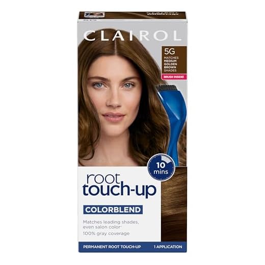 Clairol Root Touch-Up by Nice'n Easy Permanent Hair Dye, 5G Medium Golden Brown Hair Color | 100% Gray Coverage | Easy Brush Application | Matches Professional Salon Shades | Pack of 1