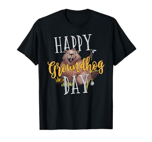 Groundhog Day Shirt Happy Groundhog Day Gifts T-Shirt