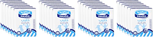 حليب السعودية كامل الدسم، 24 × 200 مل - عبوة من 1