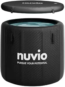 Nuvio Recovery Pod Pro - 87 Gallon Insulated Ice Bath Cold Plunge Tub