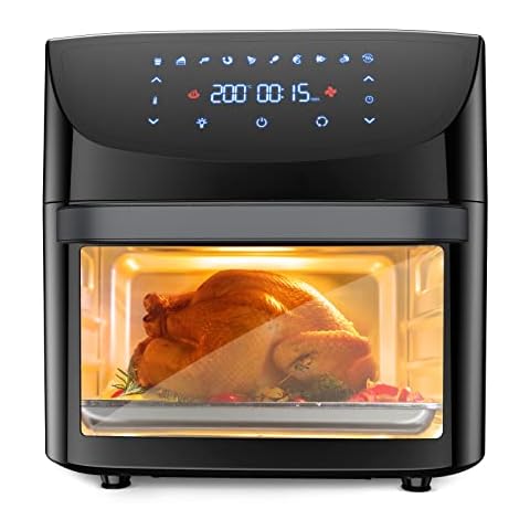 Heißluftfritteuse 18L Airfryer XXL, Fritteuse ohne Öl Cover