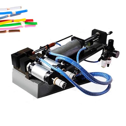 YYJYZH Máquina peladora de Alambre neumática,Máquina peladora de Alambre semiautomática,Máquina peladora de Alambre con núcleo de Vaina Pelacables de Cobre para restos (B)