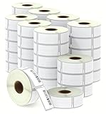 Ruban Adhésif Interdit : Ces étiquettes thermiques sont résistantes à la décoloration. Ne collez pas de ruban adhésif sur l'étiquette, car une réaction chimique peut provoquer la décoloration du contenu de l'étiquette.