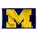 UM Michigan Wolverines University Large College Flag