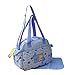 GMMH 2 tlg Wickeltasche Pflegetasche Windeltasche Babytasche Farbauswahl blau 2110