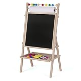 Ricokids Magnettafel Kreidetafel Tafel Standtafel Doppelseitig Kinder Set Mit Zubehör Papierrolle...
