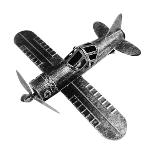 Réplica de avión retro de hierro KICHOUSE con acabados realistas de alta calidad 2