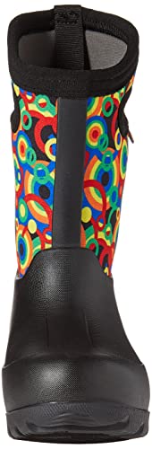 Bogs Kids Neo Classic Boot, Circle Geo Print - Black, Size 3 Big Kid2
