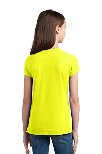 DISCONTINUED District Girls The Concert Tee XS Neon Yellow3
